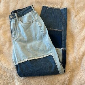 Hollister ultra high-rise vintage straight leg jeans